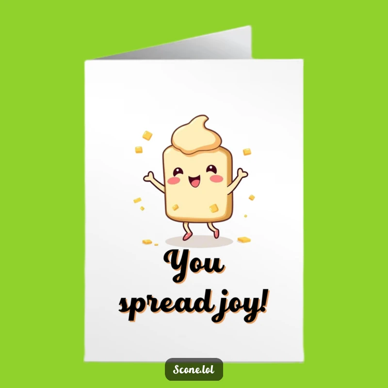 Free Printable Scone Congrats Card: Buttered Bliss for a Fun Downloadable Gift