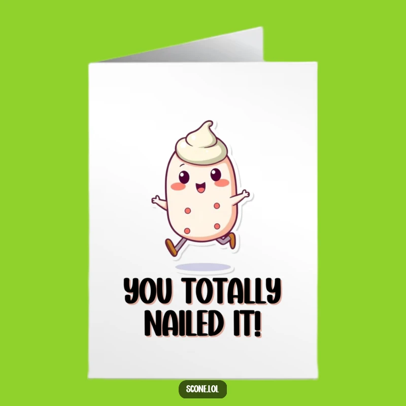 Free Printable Congrats Scone Skip Card: Hilarious Downloadable Gift for Any Win!