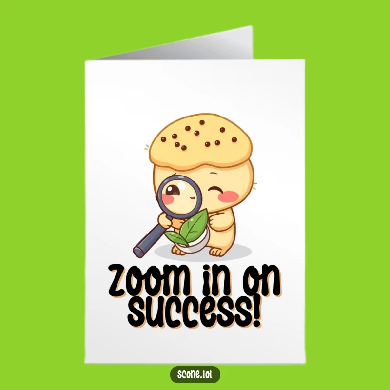 Free Printable Congrats Card: Scone Detective, Hilarious Downloadable Achievement Gift!