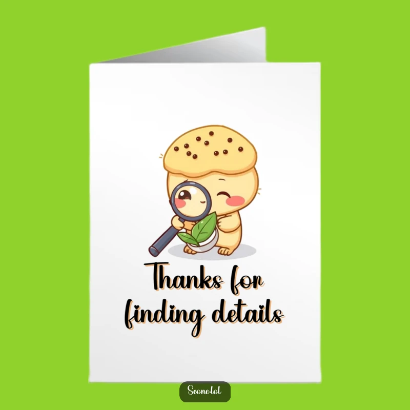 Hilarious Free Printable Thank You Card: Scone Analyst, Downloadable Gratitude Gift!