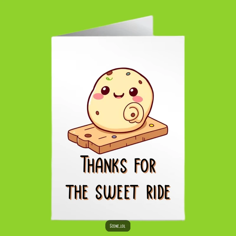 Hilarious Free Printable Thank You Card: Rolling Scone Appreciation, Downloadable Gratitude Gift!