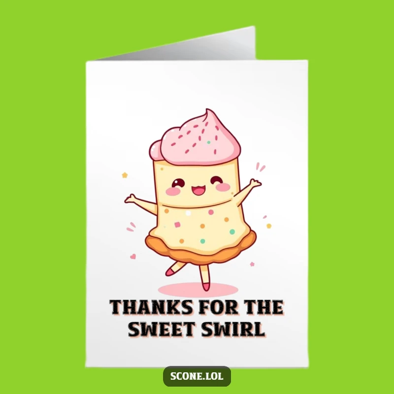 Hilarious Free Printable Thank You Card: Jam Swirl Scone, Downloadable Gratitude Gift!