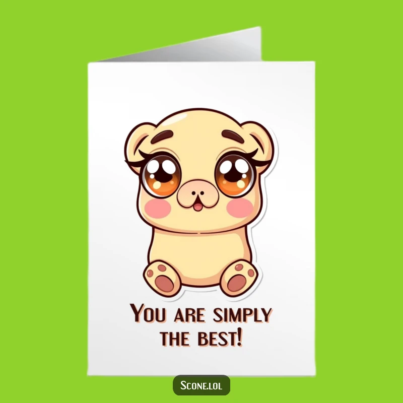 You Did WHAT?! Thank You Scone Card: Free Printable Funny Downloadable Gift