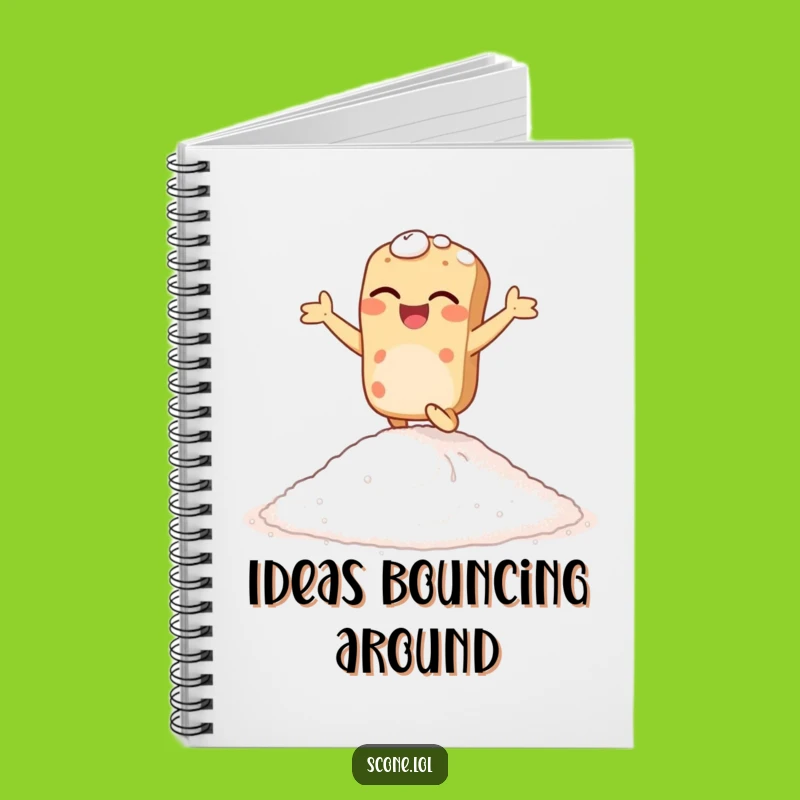 Funny Giggling Scone Notebook: Sweet Hopping Journal, Perfect Gift for Writers