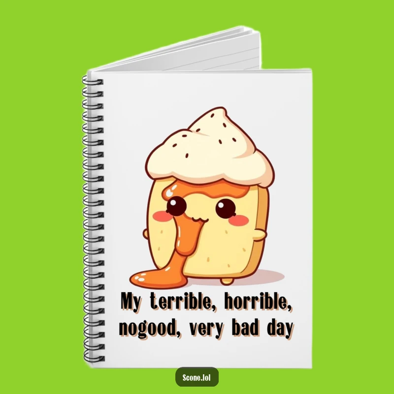 Funny Jam Face Scone Notebook: Jot Down Your Oops Moments with This Hilarious Pal