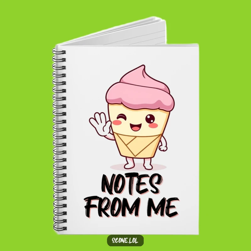 Funny Scone Notebook: Jot Down Greetings, a Creative Funny Gift