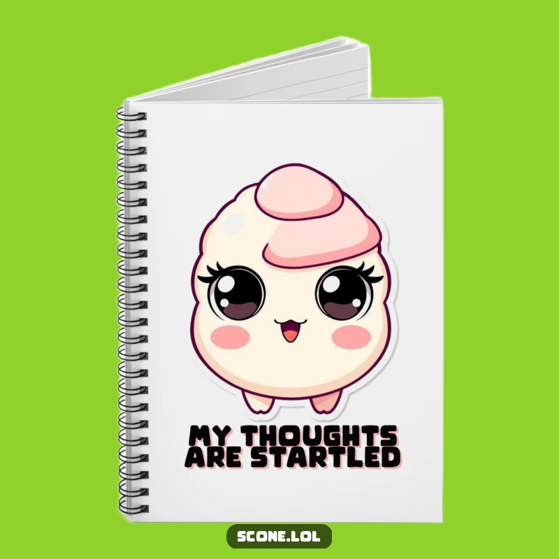 Funny Scone Surprise Notebook: Jot Down Surprising Thoughts With a Pastry