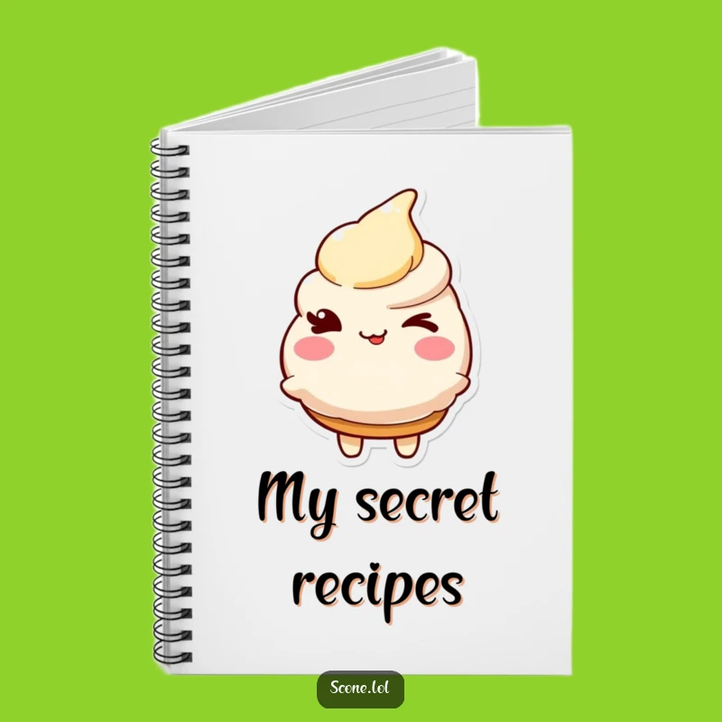 Funny Scone Wink Notebook: Jot Down Your Witty Thoughts!