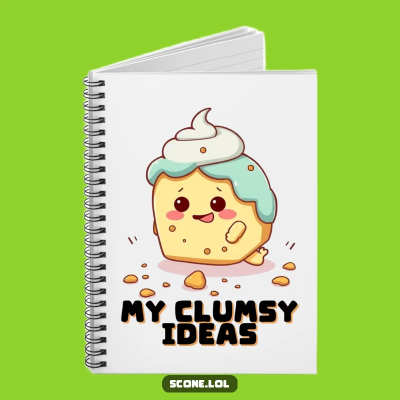 Funny Scone Tripping Notebook: Jot Down Your Clumsy Thoughts!