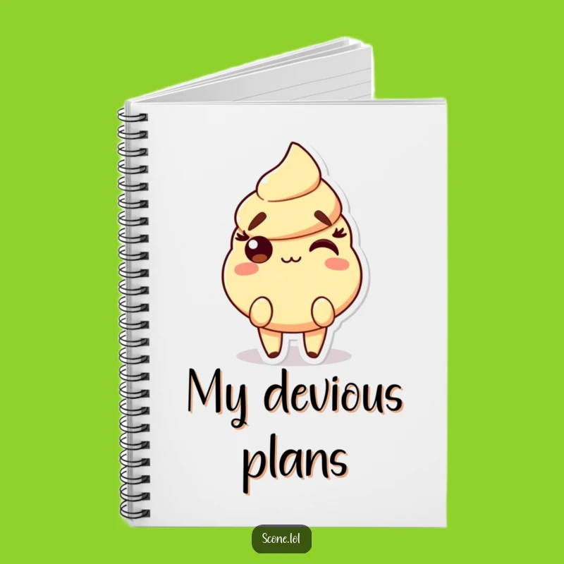 Funny Scone Smirk Notebook: Jot Down Cheeky Ideas