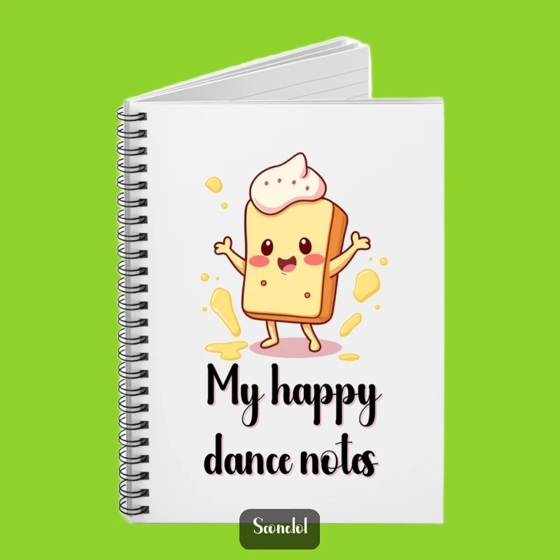 Funny Scone Dance Journal: Happy Character, Perfect for Joyful Ideas Gift