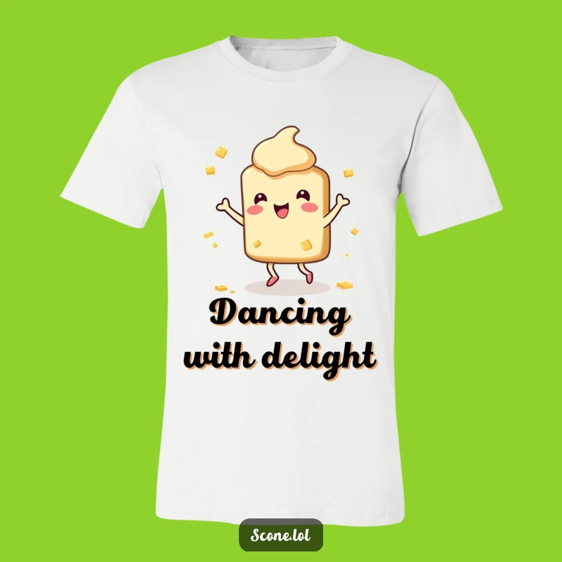 Funny Scone Butter Dance T-Shirt: Joyful Foodie Tee, Perfect Gift for Happy Vibes!