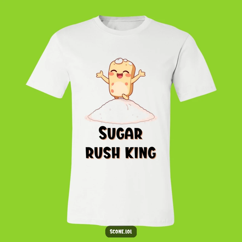 Funny Giggling Scone T-Shirt: Joyful Hopping Design, Perfect Sweet Treat Gift