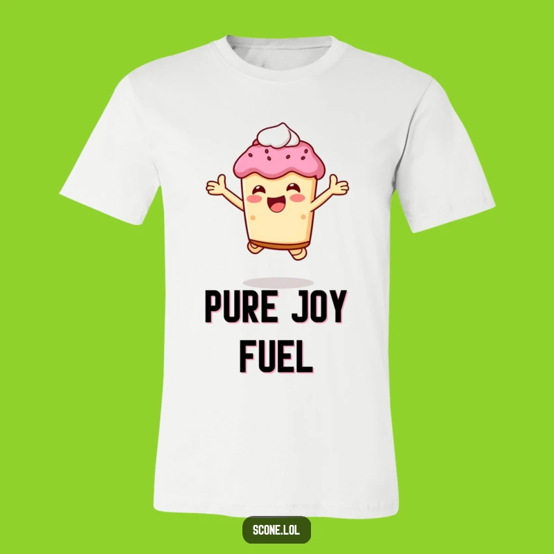 Funny Scone Cream Joy T-Shirt: Hilarious Dessert Apparel Gift