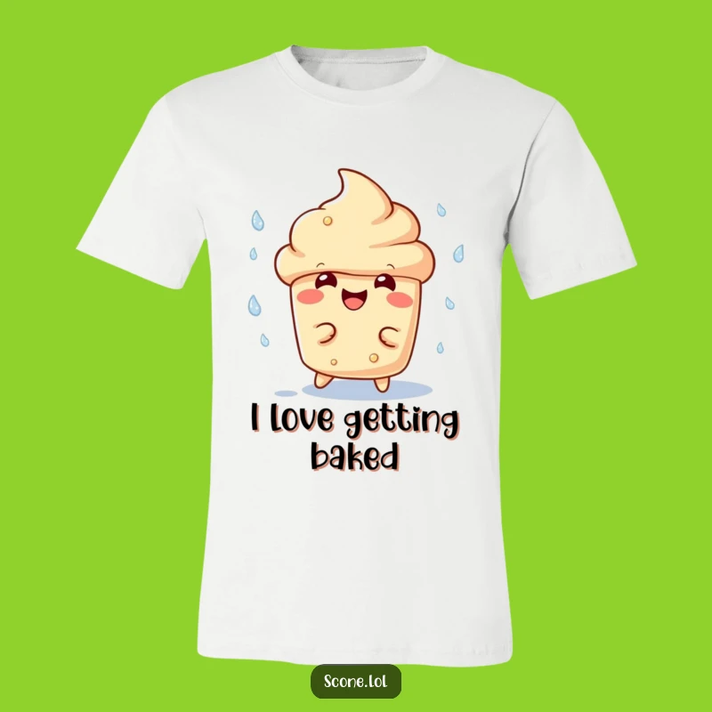 Funny Scone Dodging Rain T-Shirt - Wear Your Joyful Spirit