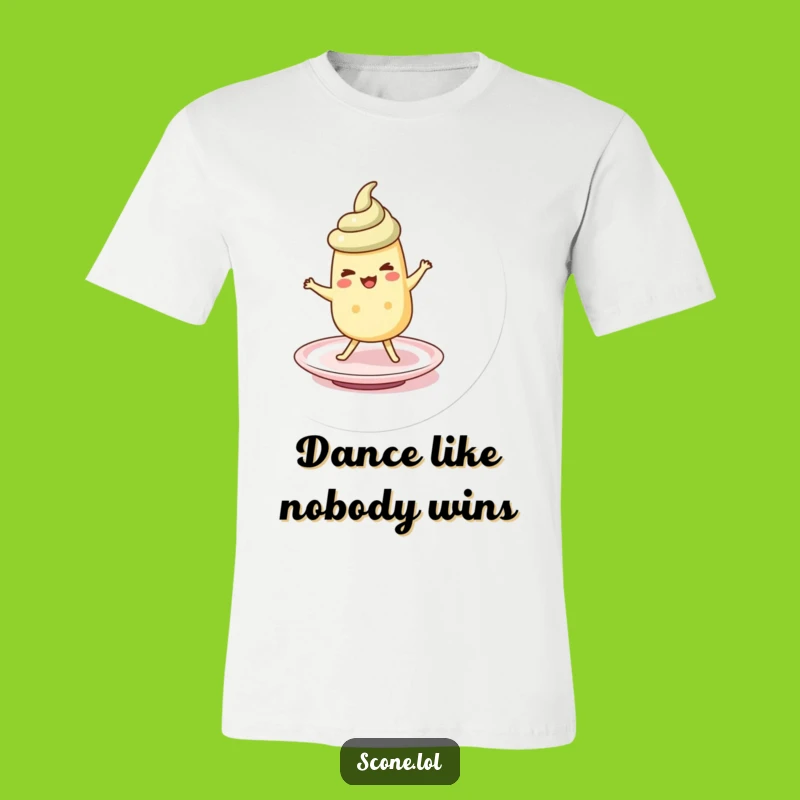 Funny Scone Saucer Jig T-Shirt: Hilarious Dance Apparel Gift