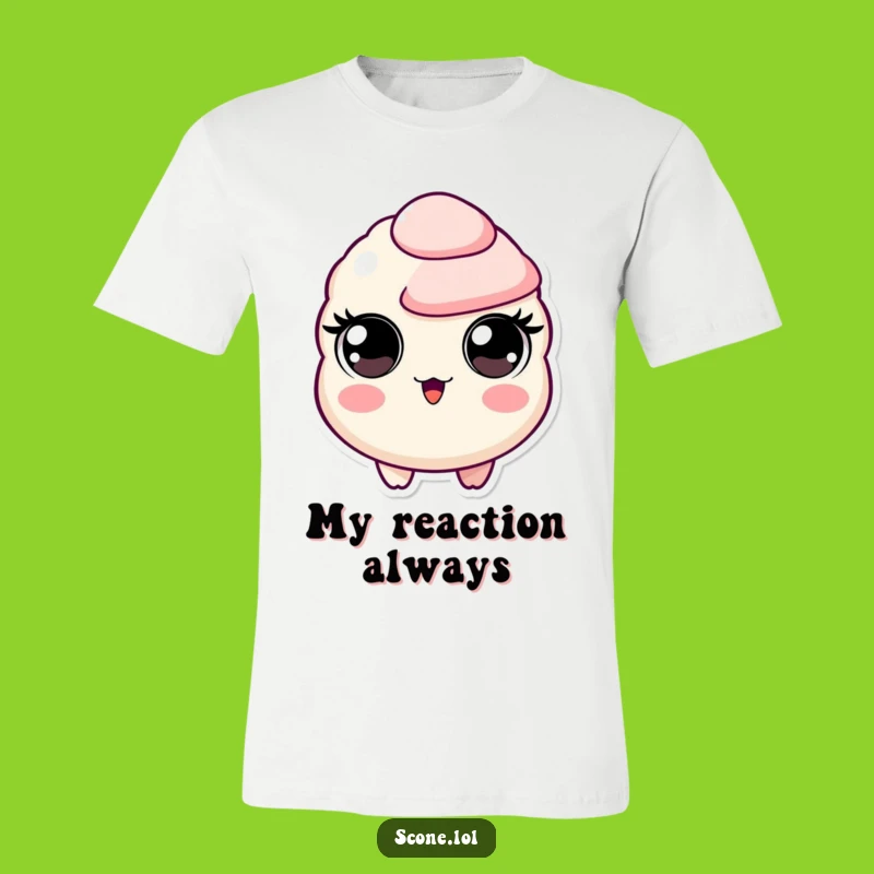 Funny Scone Surprise T-Shirt: Wear Your Astonishment With Pastry Humor