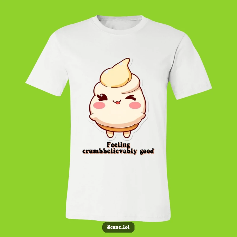 Funny Scone Wink T-Shirt: Casual Style with a Playful Twist!