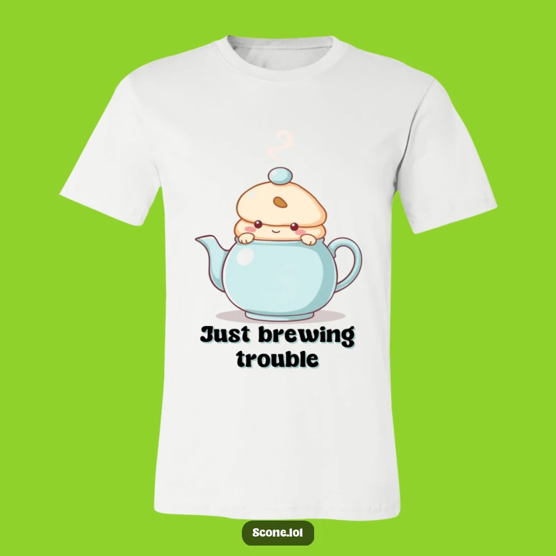 Funny Scone T-Shirt: Secret Sips, a Playful Funny Gift
