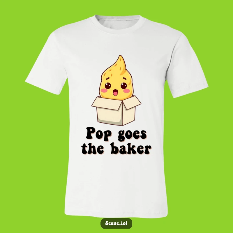 Funny Scone Surprise Tee: Wear a Startled Baked Good, Hilarious Funny Gift