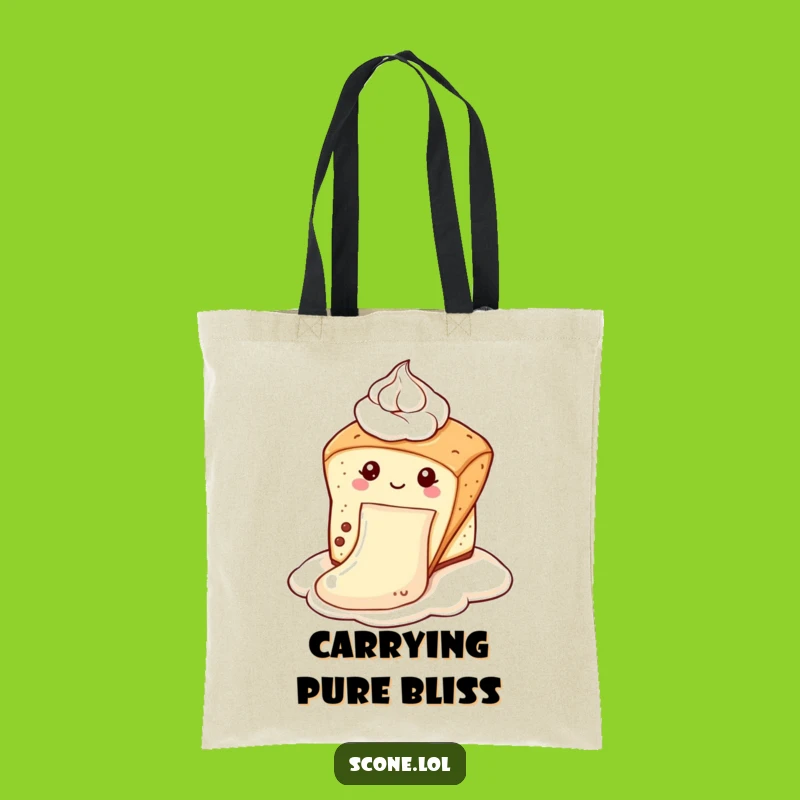 Funny Scone Cream Slide Tote Bag: Carry Your Treats With A Hilarious Pastry Adventure Gift