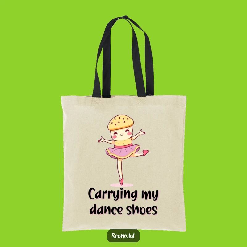 Funny Scone Pirouette Tote Bag - Carry Your Graceful Style Everywhere!