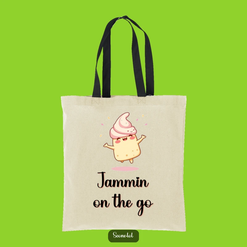 Funny Scone Tote Bag: Carry the Celebration, a Great Funny Gift