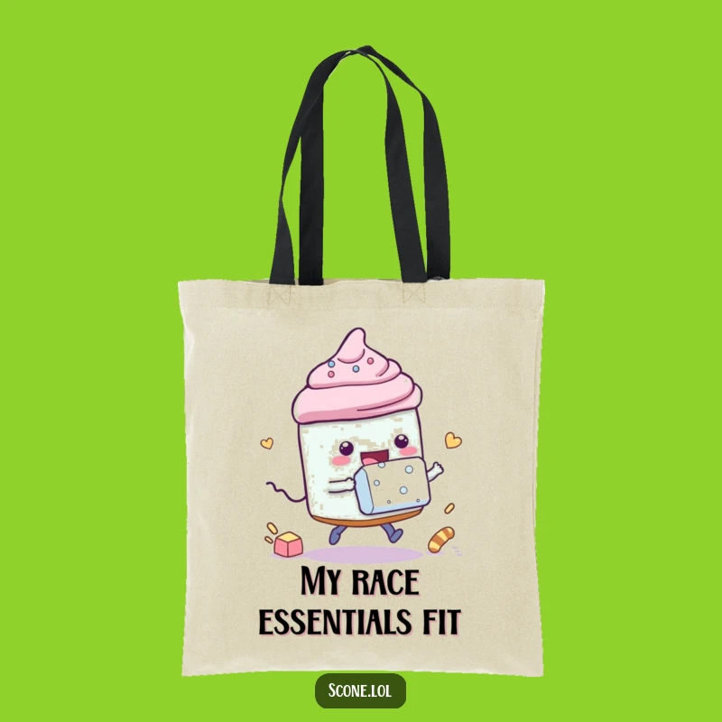 Funny Racing Scone Sugar Cube Tote Bag - Carry Your Victory Funny Gift